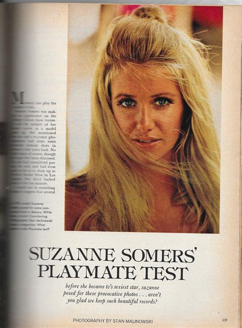 suzane somers playboy|SUZANNE SOMERS Nude